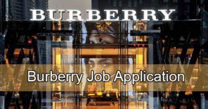 burberry job vacancies|Burberry job offer.